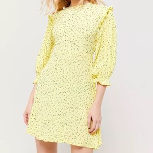 Faithfull The Brand Edwina Floral Crepe Mini Dress